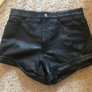 LPA Leather shorts